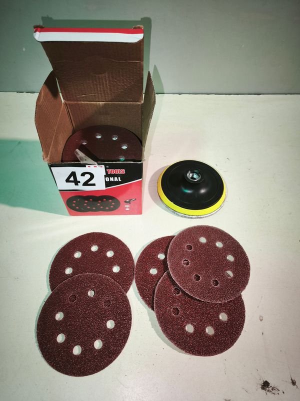 Kit de Soporte para Lijadora con 100 Lijas
