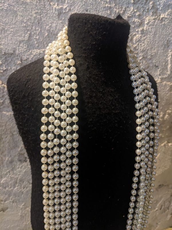 Collares de perlas largos para mujer - imagen 2