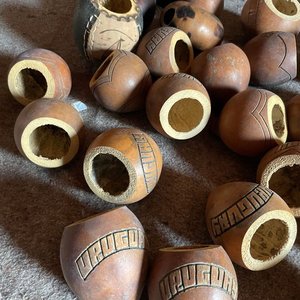 Lote de Mates de Calabaza Artesanales - imagen 2