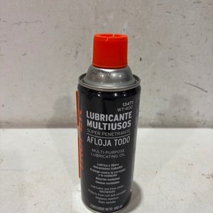 Lote siguiente: Lubricante Multiuso WT-40 AFLOJA TODO
