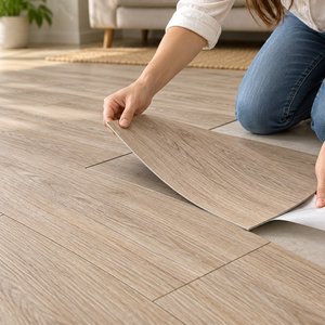 Caja de Piso Adhesivo Vinílico Simil Madera Nanum - 9 Piezas - imagen 1
