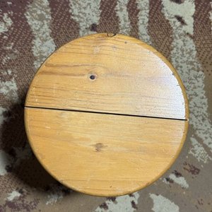 Banco de Madera con Altura Regulable y 3 Patas - imagen 4