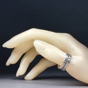 Anillo de Plata 925 Geométrico Talla 21 - imagen 2