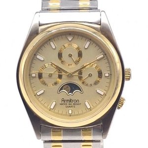 Reloj Armitron Fase Lunar Dos Tonos - Elegancia Clásica - imagen 1