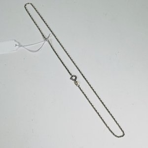 Cadena de Plata Fina Turbillon 38 cm - imagen 2