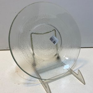 6 Platos Hondos de Vidrio Transparente con Textura - imagen 4