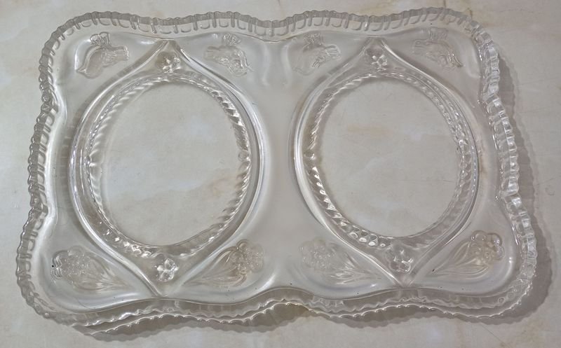 Placa de cristal antiguo para marco de fotos - imagen 3
