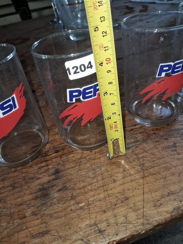 Lotes de vasos de vidrio Pepsi - imagen 3