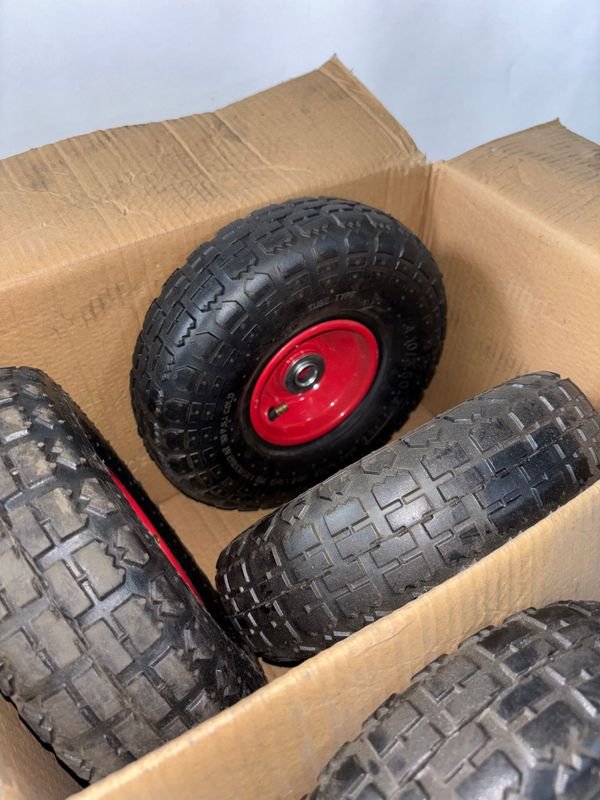 4 Ruedas Inflables para Carro de Carga - imagen 2
