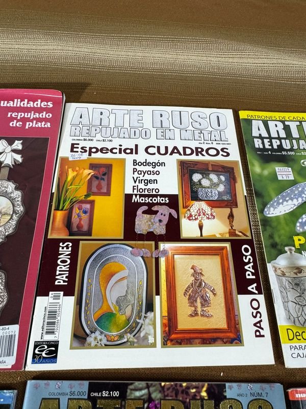 Libros y revistas sobre arte en metal, Arte Ruso, repujado... - imagen 4