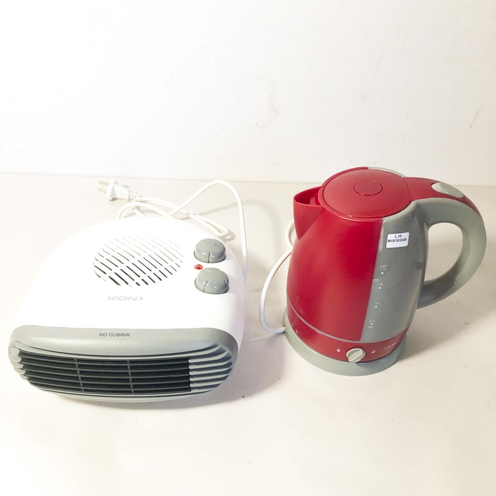 Caloventilador y Jarra Eléctrica Xion