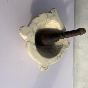 Mortero de Mármol con Majadero - imagen 2