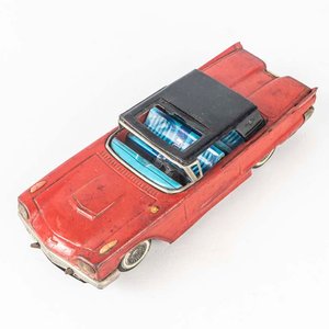 Auto Ford Thunderbird de Chapa Litografiada - Juguete Coleccionable - imagen 2