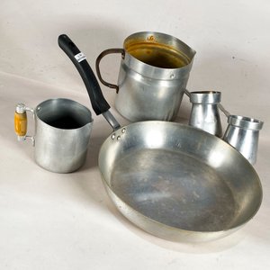 Set de 6 Piezas de Aluminio: Hervidor, Olla, Sartén y Más - imagen 5