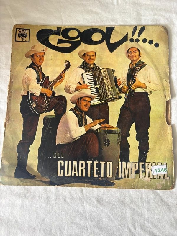 Disco de Vinilo "Gol... del Cuarteto Imperial" CBS