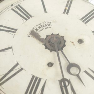 Reloj de Pared Octogonal Antiguo "J. Shaw Montevideo" - imagen 2