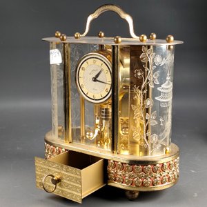 Reloj de Mesa Musical Schmid 8 Días con Caja en Relieve - imagen 6