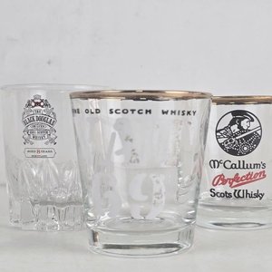 Conjunto de 6 Vasos de Whisky con Logos Publicitarios - imagen 3