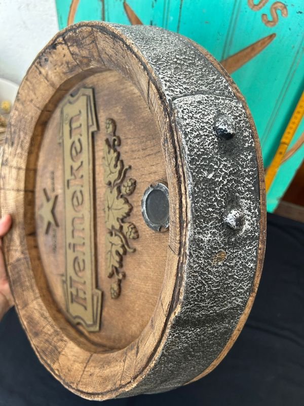 Tapa de barril Heineken antiguo con logotipo y medidas - imagen 4
