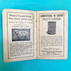 Libreta Cooper para Criadores - Almanaque y Cuaderno de Apuntes Obsequio William Cooper & Nephews Ltda. Uruguay 1924 - imagen 9