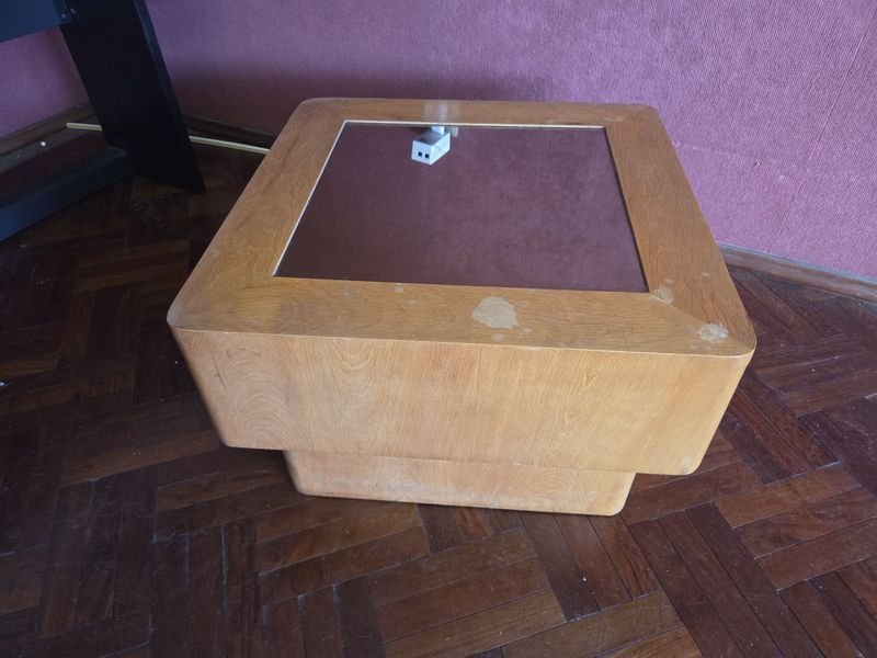 Mesa lateral con espejo en la tapa para hogar - imagen 2