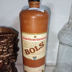 Porrón Antiguo, Botellón Bols y Florero Estilo Precolombino - imagen 3