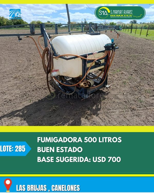 Fumigadora Agrícola de 500 Litros