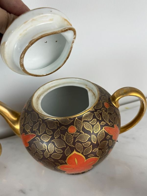 Servicio de té y postre en porcelana checoslovaca - imagen 10