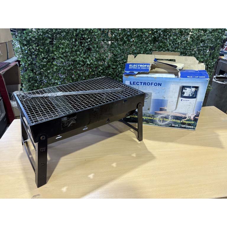 Lote siguiente: Grill portátil con timbre y electrofan