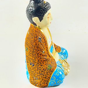 Figura oriental en porcelana de 20 cm - imagen 2