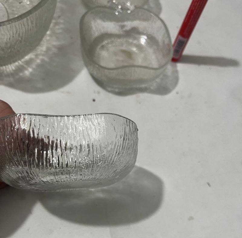 Ponchera y compoteras de vidrio transparente - imagen 8