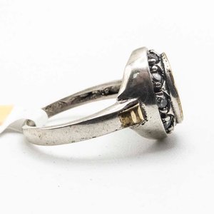 Anillo de Plata y Oro con Circones - imagen 2