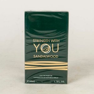 Lote siguiente: Perfume Arabe "Strength With You Sandalwood" Eau de Parfum 50ml Nuevo