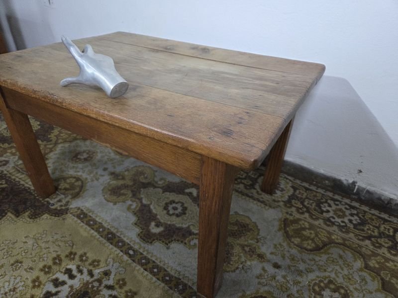Mesa ratona en roble macizo firme para decoración - imagen 6