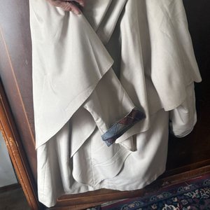 Gabardina Beige/Crema Talle XL con Forro Cuadros - imagen 8