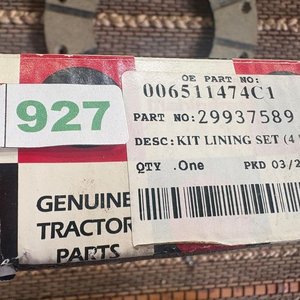 Juego de 4 Forros de Freno para Tractor Mahindra - Kit Part - imagen 4