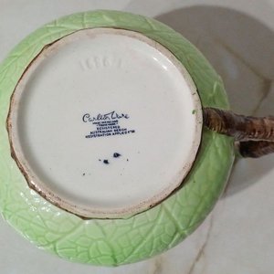 Jarra Antigua Inglesa Carlton Ware "Apple Blossom Green" - imagen 5