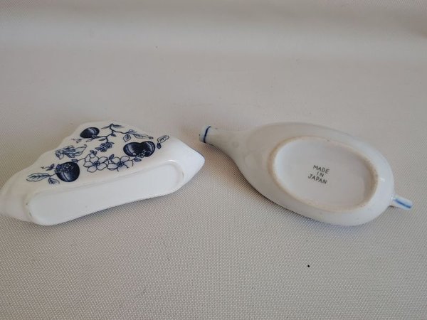 Servilletero y salsera japonesa de porcelana - imagen 3