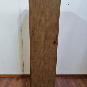 Mueble de una puerta con estantes interiores en tono madera - imagen 1