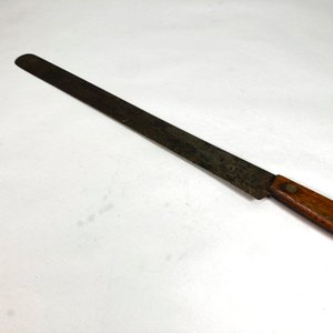 Cuchillo Rebanador Antiguo con Mango de Madera - 49 cm - imagen 3