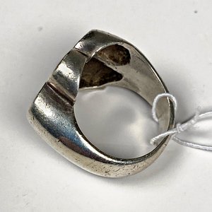 Anillo de Plata y Oro con Diseño de Flor - imagen 3