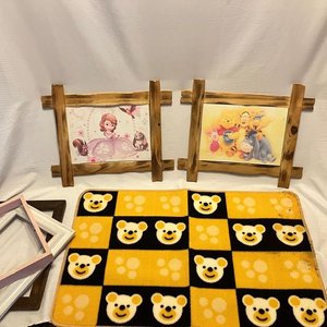 Lote siguiente: Lote Decoración Infantil: Marcos Rústicos y Alfombra Ositos