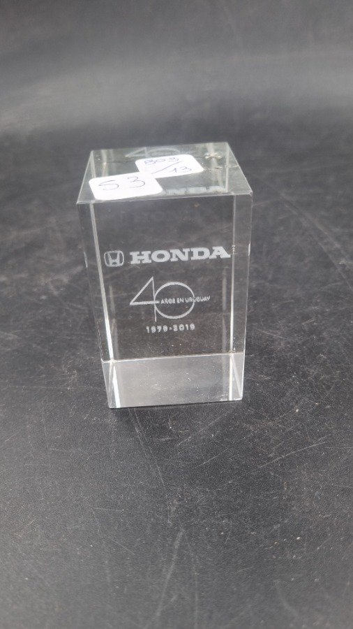 Pisapapeles de Acrílico Honda 40 Años Uruguay 1979-2019