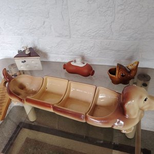 Set Decorativo para Copetín con Forma de Perro Salchicha - imagen 2