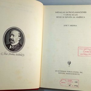 Libro "Medallas de Proclamaciones y Juras de los Reyes de España en América" de José T. Medina (1973) - imagen 2