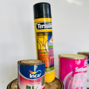Lote de 9 Latas de Esmalte Sintético y Brillante de Varios Colores - imagen 3