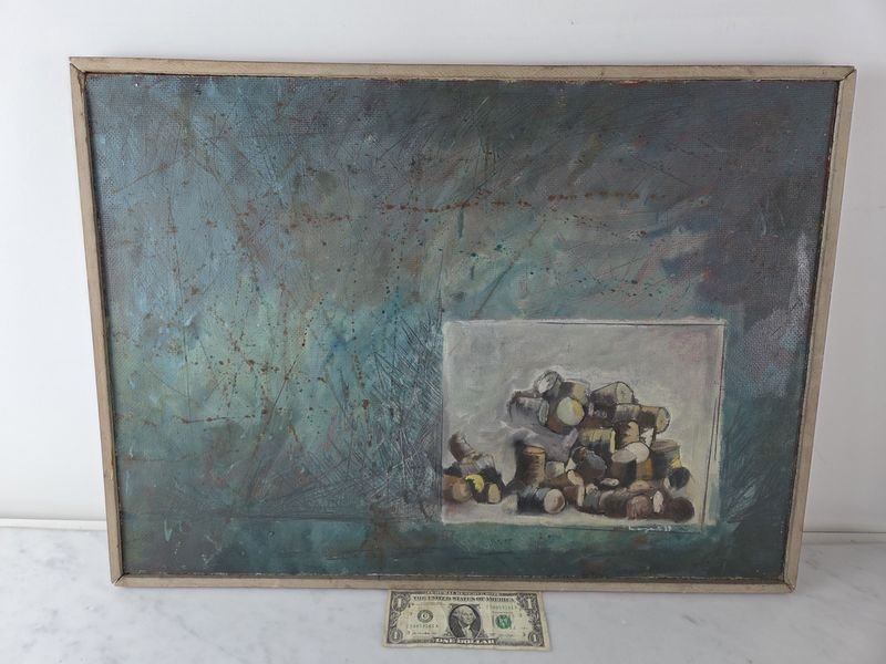 Lote anterior: Óleo firmado ilegible de 1979