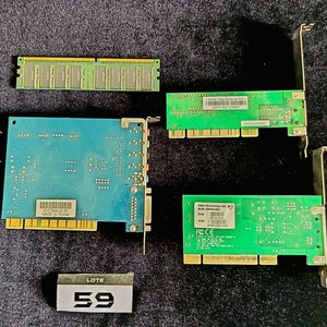 Lote de 3 Tarjetas Controladoras de Sonido y Red, Memoria RAM 512MB - imagen 6