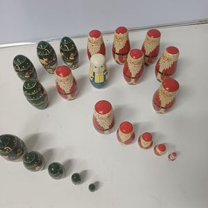 Lote de 14 Muñecas Mamushka Navideñas - imagen 4