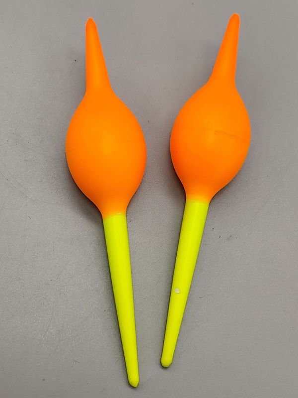 2 Boyas de Pesca Naranja con Antena Amarilla - imagen 1